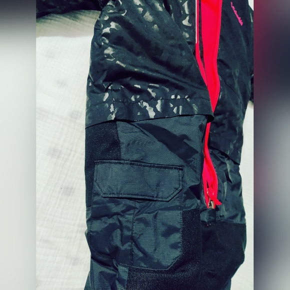 Infant 6-12mo Columbia Black Leopard print Snow Suit - Picture 3 of 5